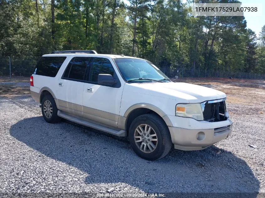 2009 Ford Expedition El Eddie Bauer/King Ranch VIN: 1FMFK17529LA07938 Lot: 40337602