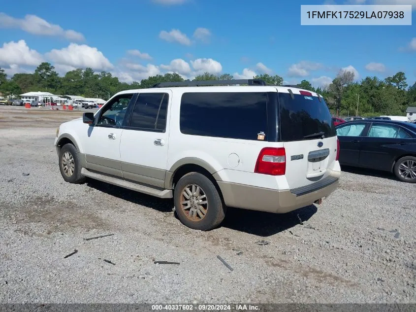 2009 Ford Expedition El Eddie Bauer/King Ranch VIN: 1FMFK17529LA07938 Lot: 40337602