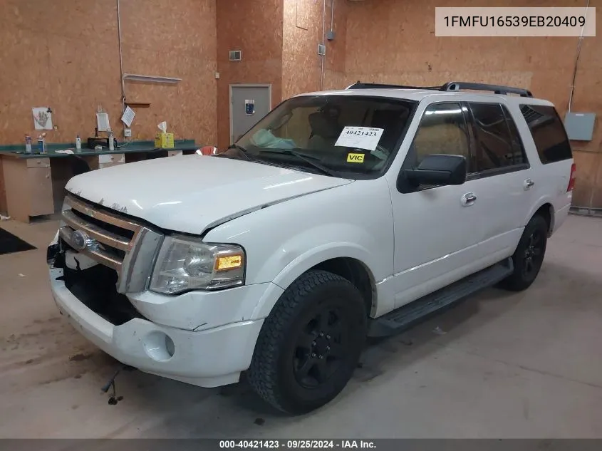 2009 Ford Expedition Xlt VIN: 1FMFU16539EB20409 Lot: 40421423