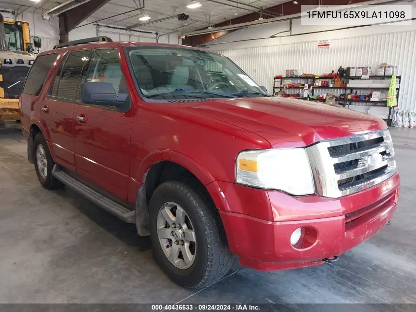 2009 Ford Expedition Xlt VIN: 1FMFU165X9LA11098 Lot: 40436633