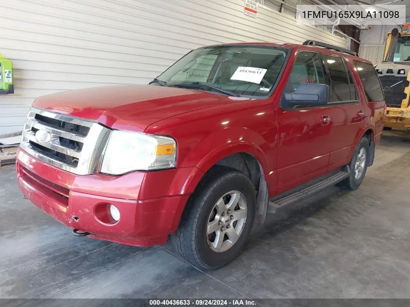 2009 Ford Expedition Xlt VIN: 1FMFU165X9LA11098 Lot: 40436633