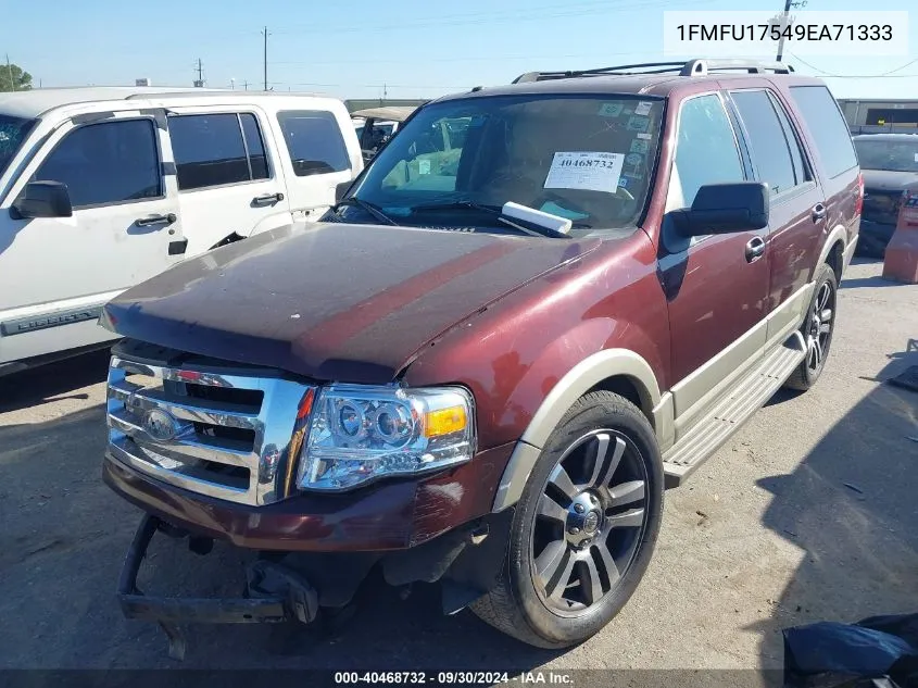 2009 Ford Expedition Eddie Bauer VIN: 1FMFU17549EA71333 Lot: 40468732