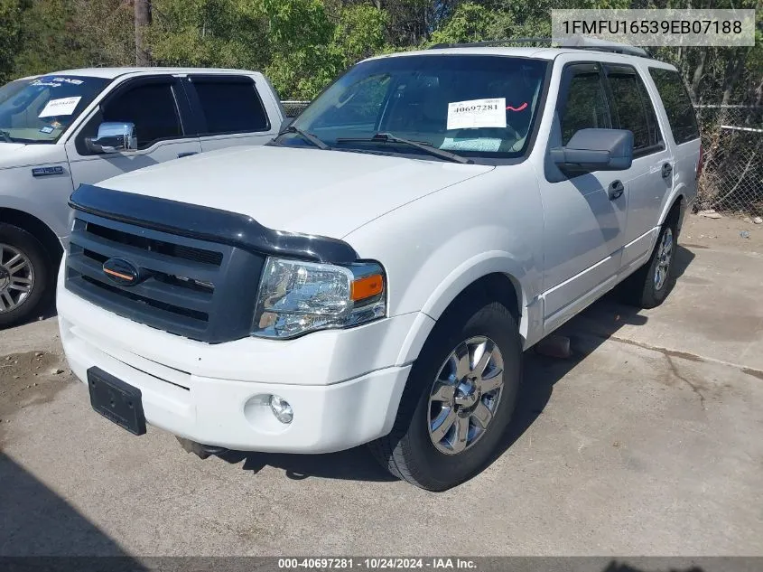 2009 Ford Expedition Xlt VIN: 1FMFU16539EB07188 Lot: 40697281