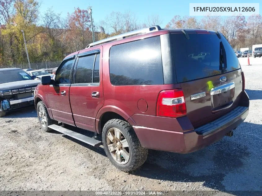 2009 Ford Expedition Limited VIN: 1FMFU205X9LA12606 Lot: 40723220