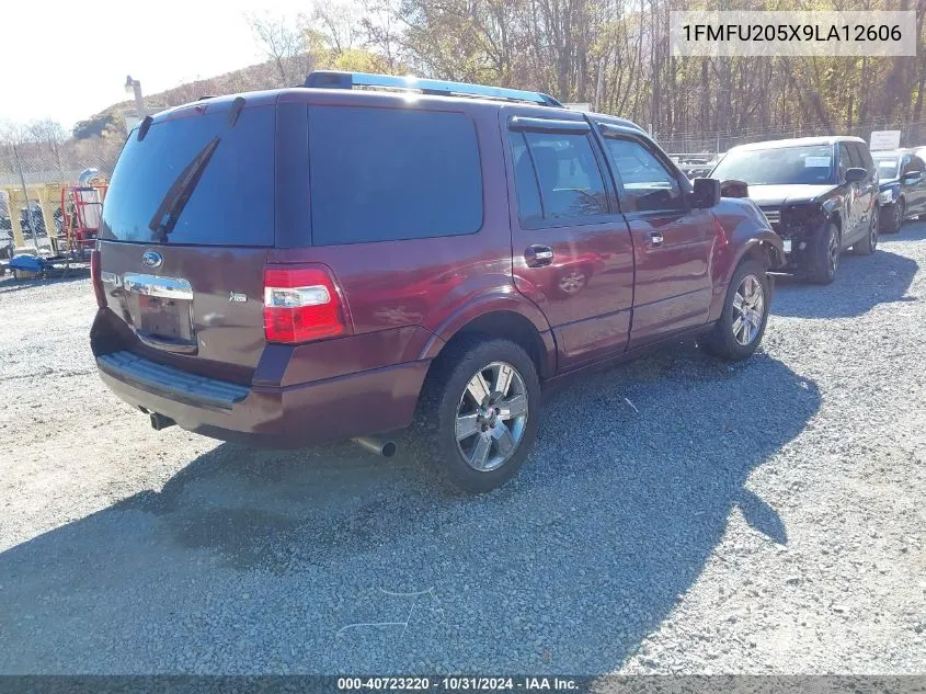 2009 Ford Expedition Limited VIN: 1FMFU205X9LA12606 Lot: 40723220