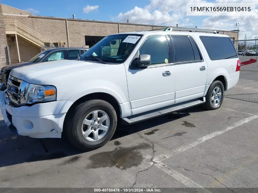 2009 Ford Expedition El Xlt VIN: 1FMFK16569EB10415 Lot: 40750478