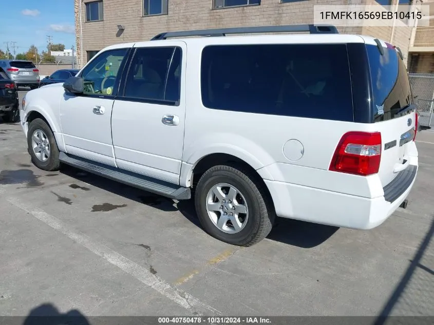 2009 Ford Expedition El Xlt VIN: 1FMFK16569EB10415 Lot: 40750478