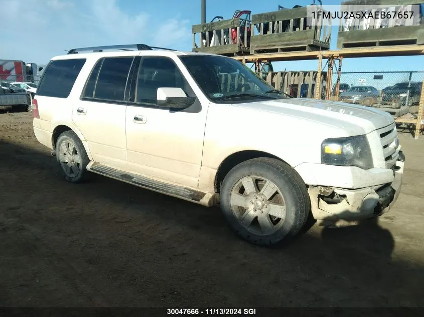 2010 Ford Expedition Limited VIN: 1FMJU2A5XAEB67657 Lot: 30047666