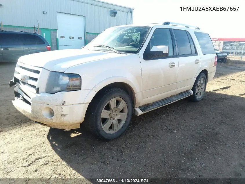 2010 Ford Expedition Limited VIN: 1FMJU2A5XAEB67657 Lot: 30047666