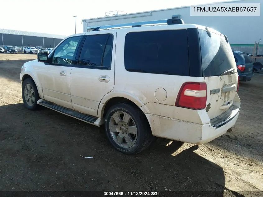 2010 Ford Expedition Limited VIN: 1FMJU2A5XAEB67657 Lot: 30047666