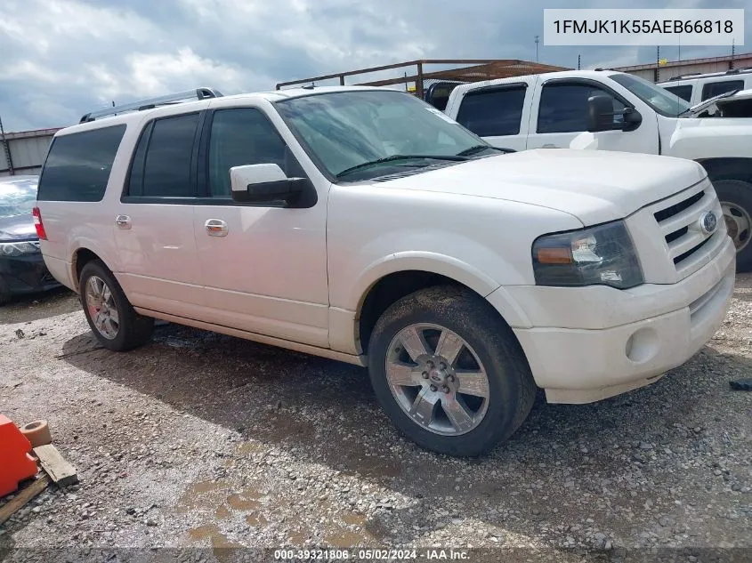 1FMJK1K55AEB66818 2010 Ford Expedition El Limited