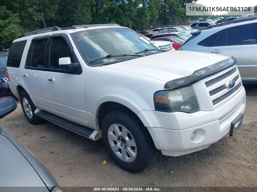 2010 Ford Expedition Limited VIN: 1FMJU1K56AEB63128 Lot: 40180653