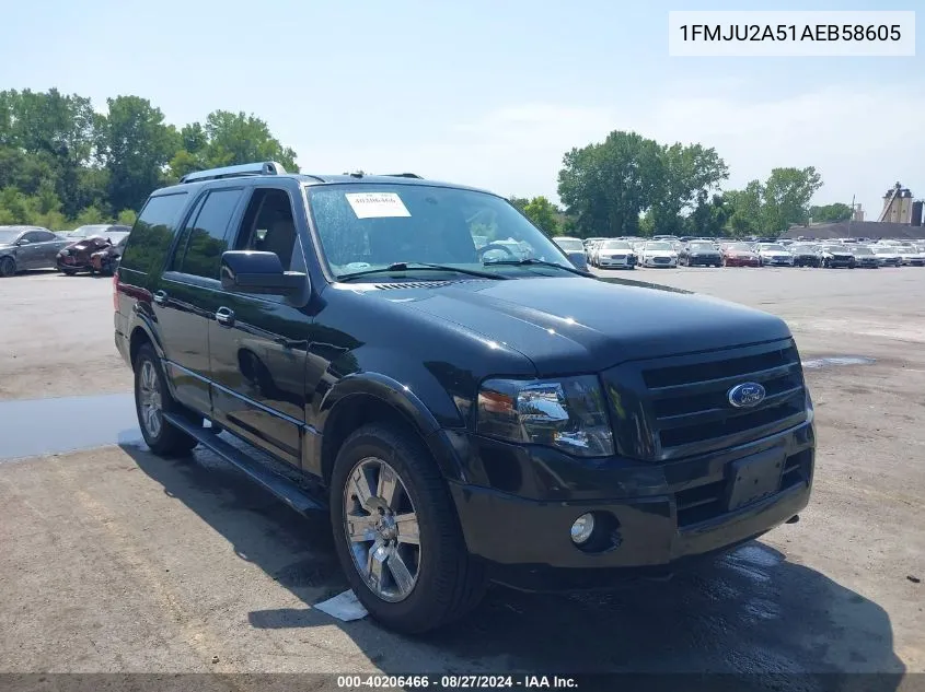 2010 Ford Expedition Limited VIN: 1FMJU2A51AEB58605 Lot: 40206466