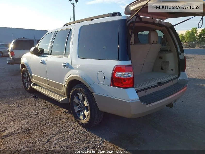 2010 Ford Expedition Eddie Bauer VIN: 1FMJU1J58AEA71052 Lot: 40234659