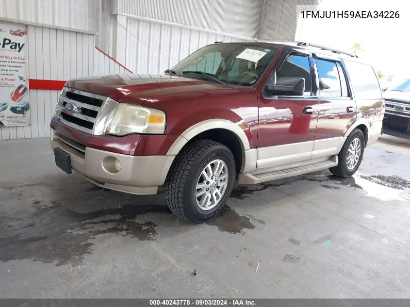 2010 Ford Expedition Eddie Bauer/King Ranch VIN: 1FMJU1H59AEA34226 Lot: 40243778