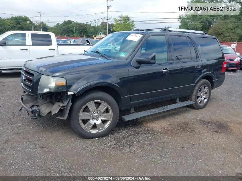 2010 Ford Expedition Limited VIN: 1FMJU2A51AEB21392 Lot: 40278274