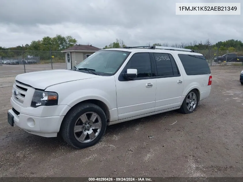 2010 Ford Expedition El Limited VIN: 1FMJK1K52AEB21349 Lot: 40290426