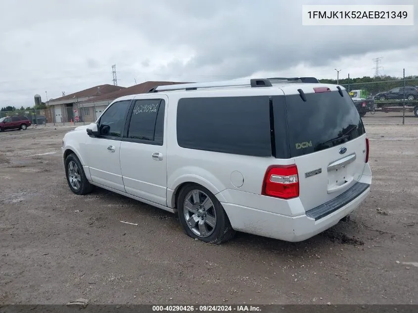 2010 Ford Expedition El Limited VIN: 1FMJK1K52AEB21349 Lot: 40290426