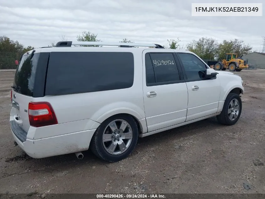 2010 Ford Expedition El Limited VIN: 1FMJK1K52AEB21349 Lot: 40290426