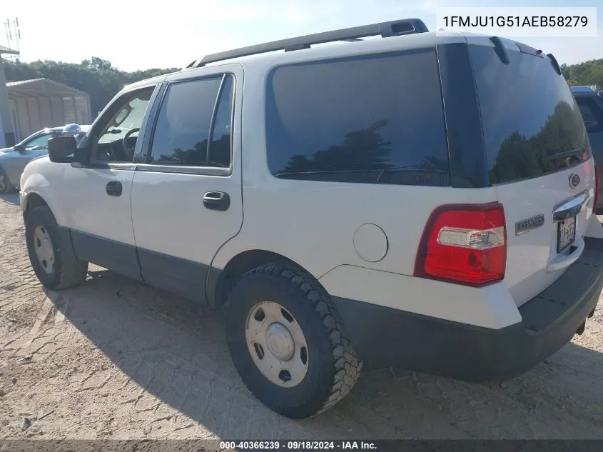 2010 Ford Expedition Xlt VIN: 1FMJU1G51AEB58279 Lot: 40366239