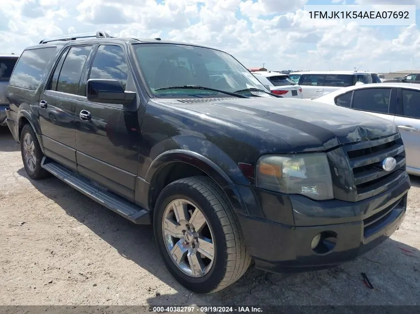 2010 Ford Expedition El Limited VIN: 1FMJK1K54AEA07692 Lot: 40382797