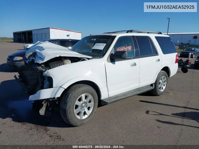 2010 Ford Expedition Xlt VIN: 1FMJU1G52AEA52925 Lot: 40445278