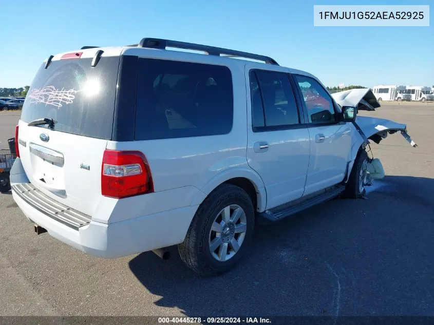 2010 Ford Expedition Xlt VIN: 1FMJU1G52AEA52925 Lot: 40445278