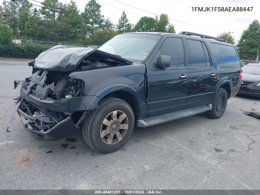 2010 Ford Expedition El Xlt VIN: 1FMJK1F58AEA88447 Lot: 40481251