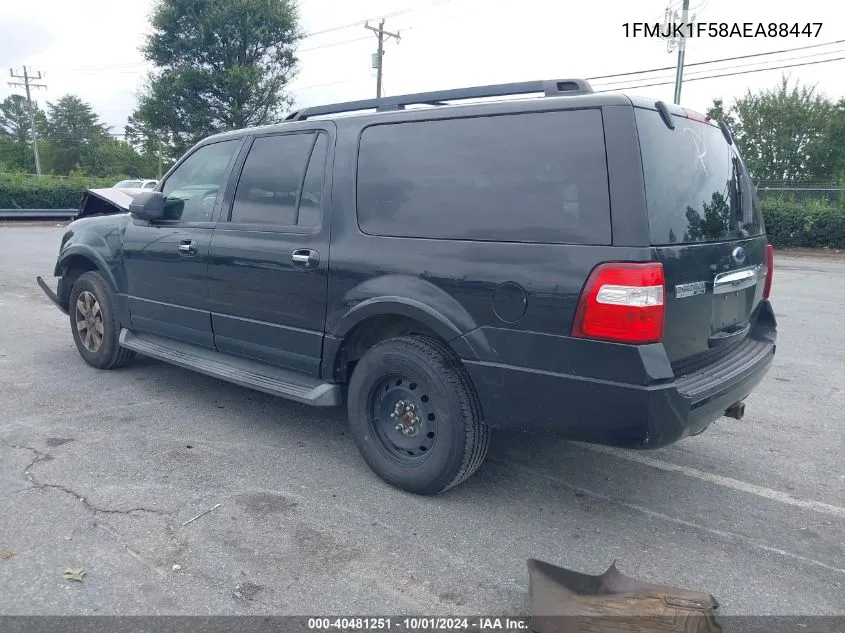 2010 Ford Expedition El Xlt VIN: 1FMJK1F58AEA88447 Lot: 40481251