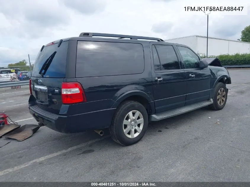 2010 Ford Expedition El Xlt VIN: 1FMJK1F58AEA88447 Lot: 40481251