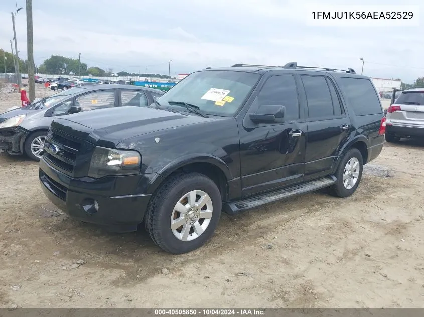 2010 Ford Expedition Limited VIN: 1FMJU1K56AEA52529 Lot: 40505850