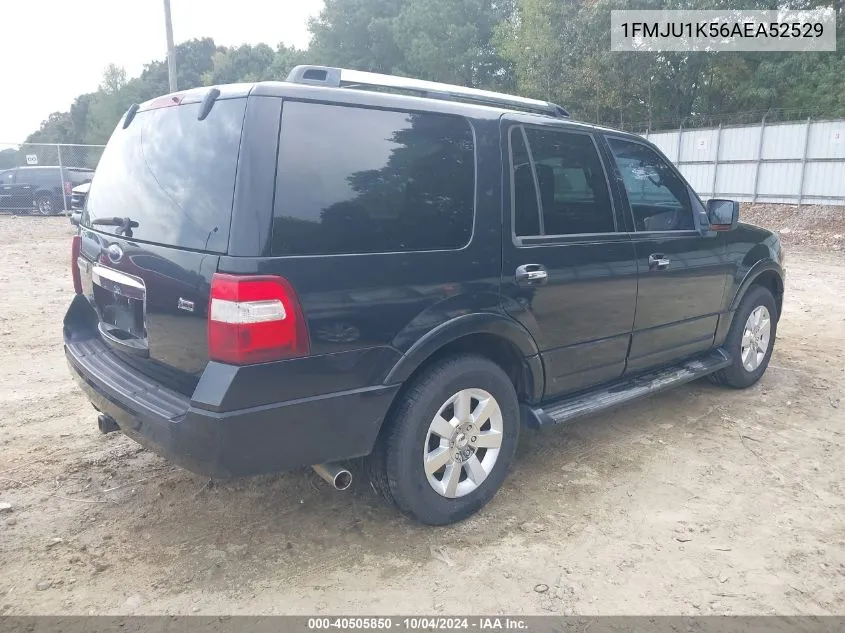 2010 Ford Expedition Limited VIN: 1FMJU1K56AEA52529 Lot: 40505850