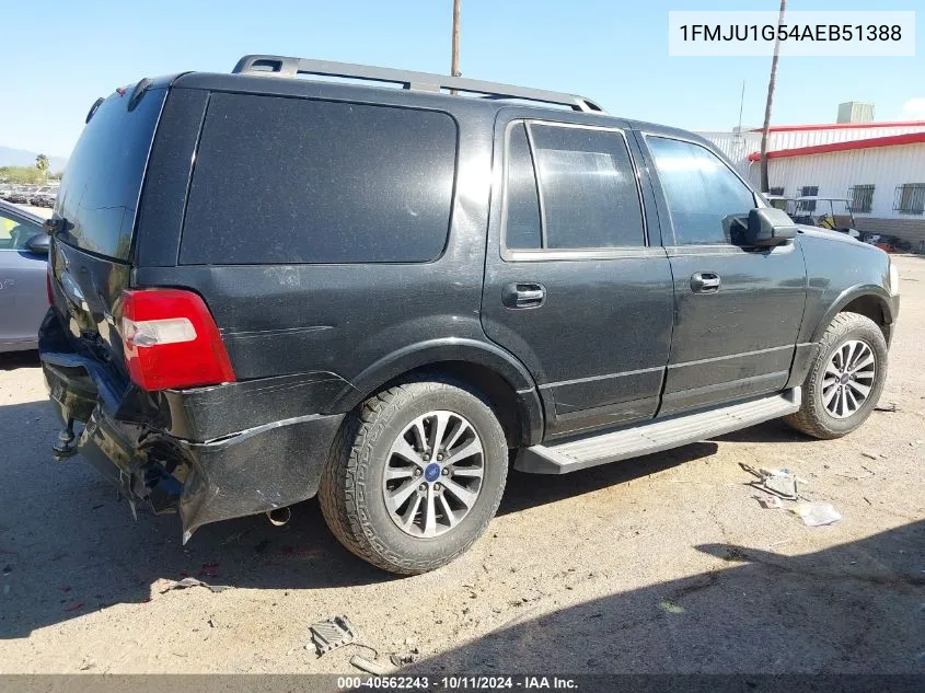 2010 Ford Expedition Xlt VIN: 1FMJU1G54AEB51388 Lot: 40562243