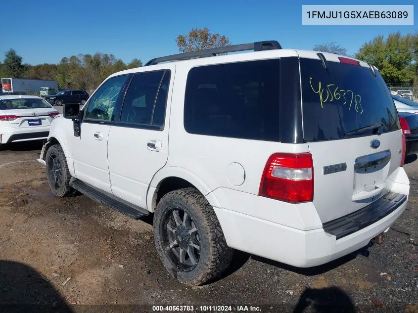 2010 Ford Expedition Xlt VIN: 1FMJU1G5XAEB63089 Lot: 40563783