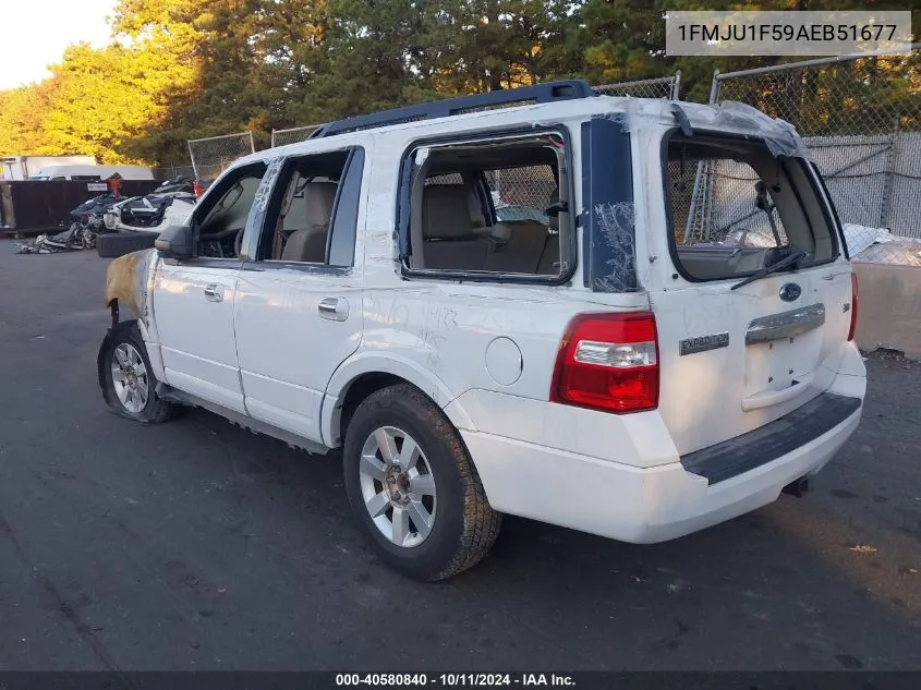 2010 Ford Expedition Xlt VIN: 1FMJU1F59AEB51677 Lot: 40580840