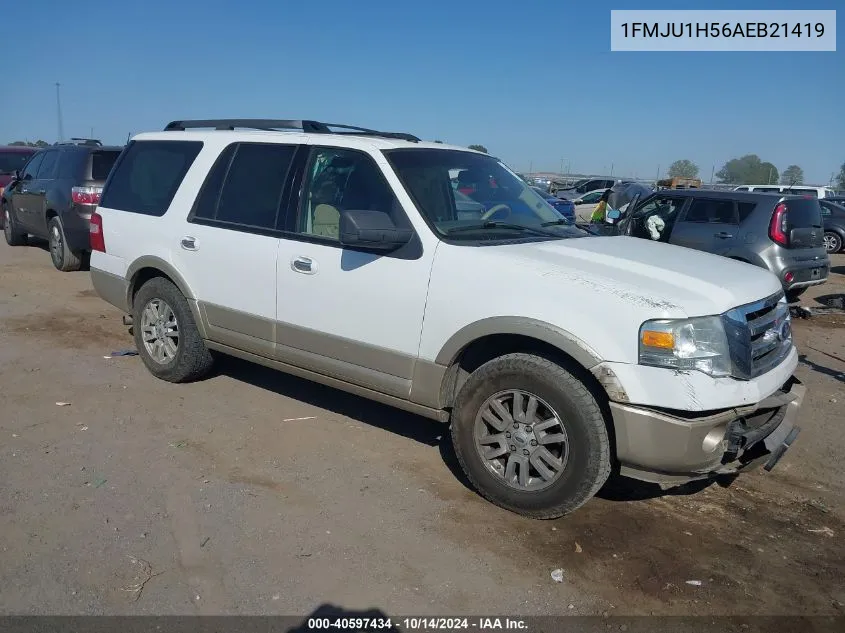 2010 Ford Expedition Eddie Bauer/King Ranch VIN: 1FMJU1H56AEB21419 Lot: 40597434