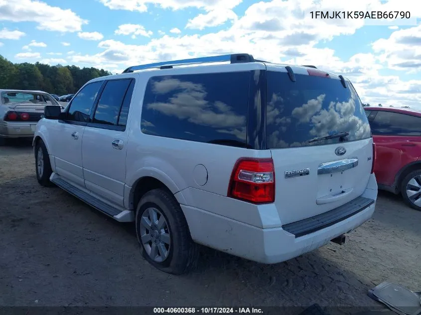 2010 Ford Expedition El Limited VIN: 1FMJK1K59AEB66790 Lot: 40600368