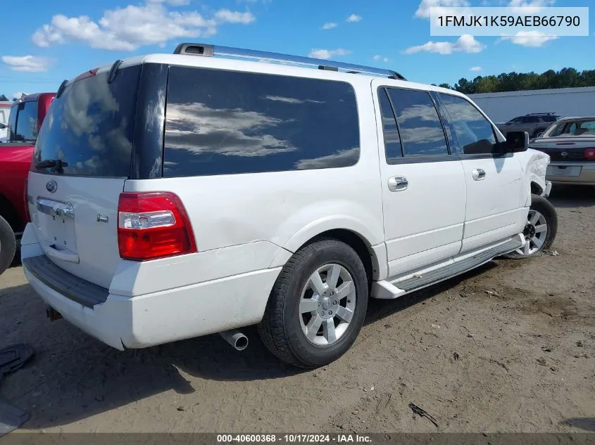 2010 Ford Expedition El Limited VIN: 1FMJK1K59AEB66790 Lot: 40600368