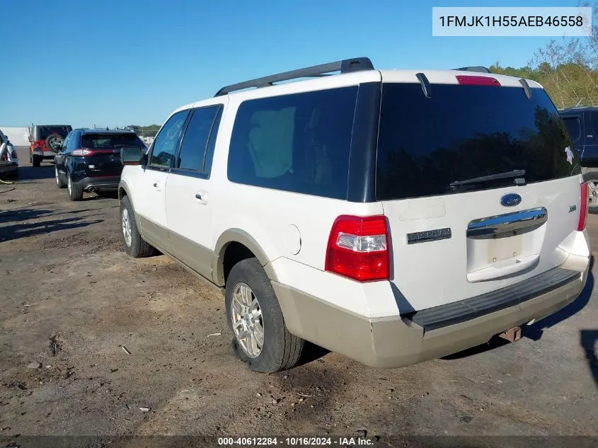 2010 Ford Expedition El Eddie Bauer VIN: 1FMJK1H55AEB46558 Lot: 40612284