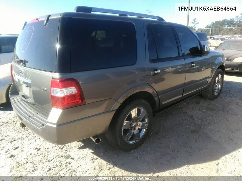 2010 Ford Expedition Limited VIN: 1FMJU1K5XAEB64864 Lot: 40626031