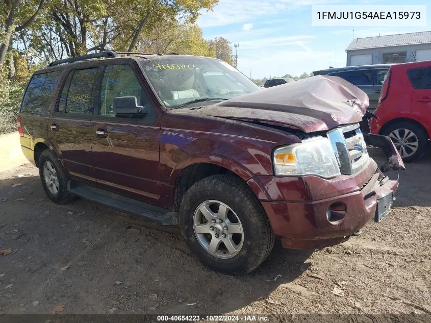 2010 Ford Expedition Xlt VIN: 1FMJU1G54AEA15973 Lot: 40654223