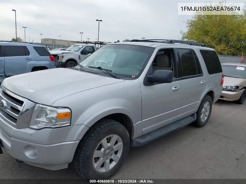 2010 Ford Expedition Xlt VIN: 1FMJU1G52AEA76674 Lot: 40680818