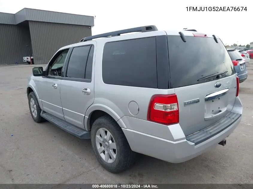 2010 Ford Expedition Xlt VIN: 1FMJU1G52AEA76674 Lot: 40680818