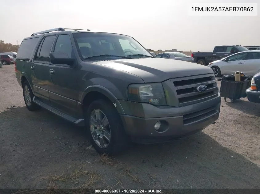 2010 Ford Expedition El Limited VIN: 1FMJK2A57AEB70862 Lot: 40696357