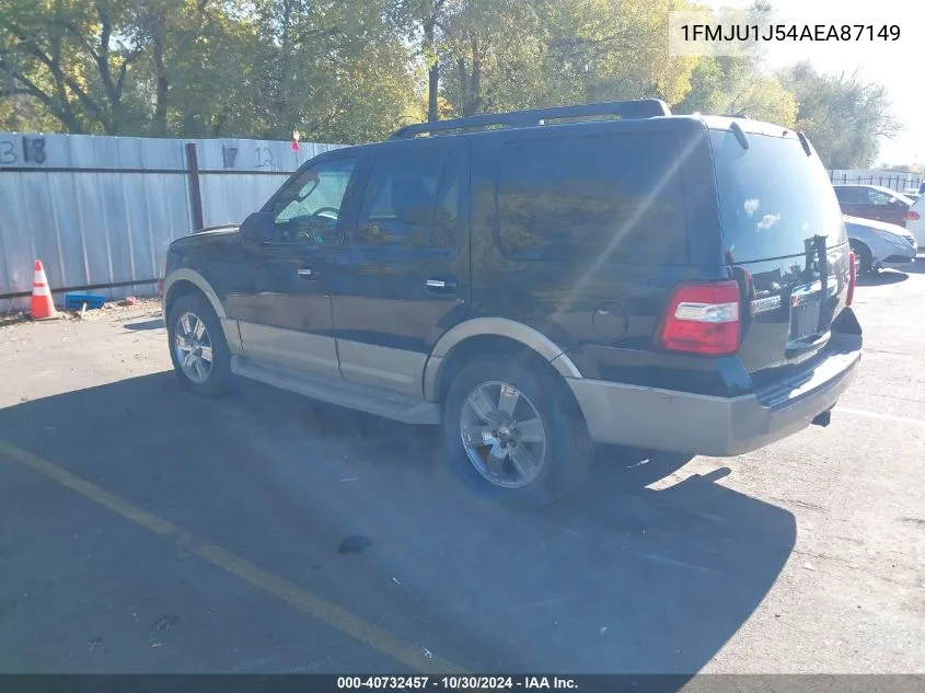 1FMJU1J54AEA87149 2010 Ford Expedition Eddie Bauer/King Ranch