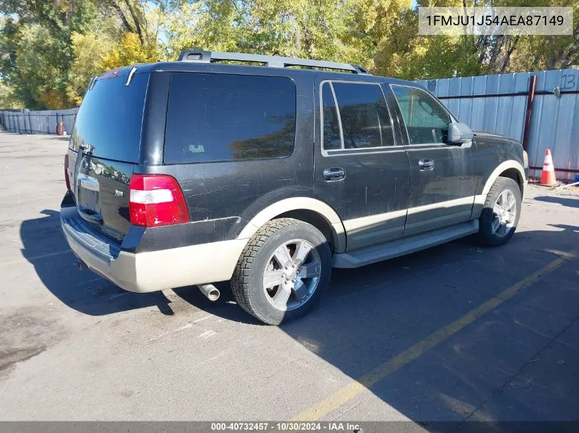 2010 Ford Expedition Eddie Bauer/King Ranch VIN: 1FMJU1J54AEA87149 Lot: 40732457