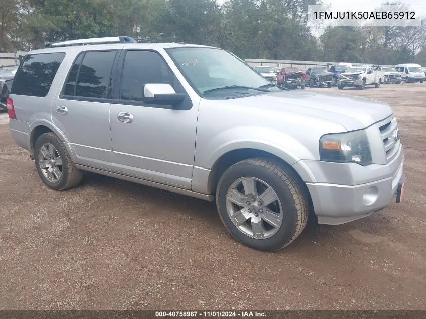 2010 Ford Expedition Limited VIN: 1FMJU1K50AEB65912 Lot: 40758967