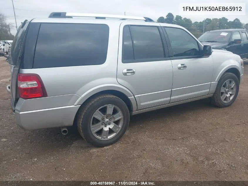 2010 Ford Expedition Limited VIN: 1FMJU1K50AEB65912 Lot: 40758967