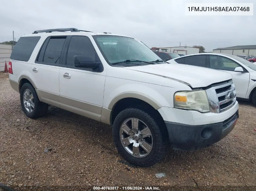 2010 Ford Expedition Eddie Bauer/King Ranch VIN: 1FMJU1H58AEA07468 Lot: 40763817