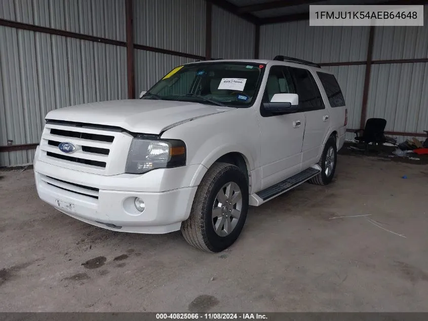 2010 Ford Expedition Limited VIN: 1FMJU1K54AEB64648 Lot: 40825066